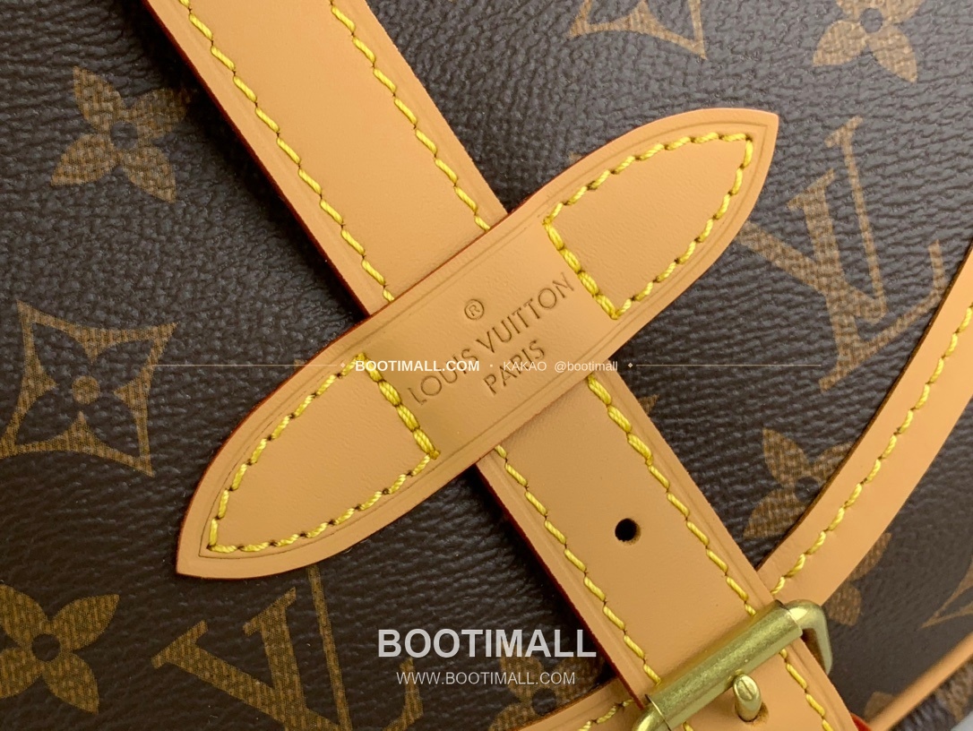 루이비통 소뮤르 미디움 모노그램 캔버스 브라운 숄더백 Louis Vuitton Saumur Medium Monogram Canvas Brown Shoulder Bag M40710 28cm 5