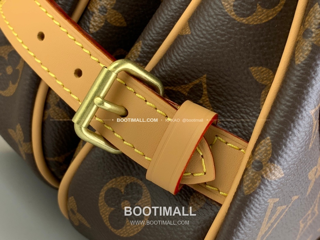 루이비통 소뮤르 미디움 모노그램 캔버스 브라운 숄더백 Louis Vuitton Saumur Medium Monogram Canvas Brown Shoulder Bag M40710 28cm 6