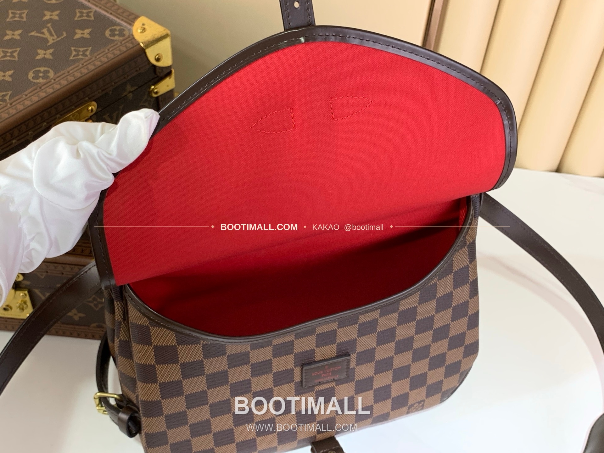 루이비통 소뮤르 미디움 모노그램 캔버스 브라운 숄더백 Louis Vuitton Saumur Medium Monogram Canvas Brown Shoulder Bag M40710 28cm 8