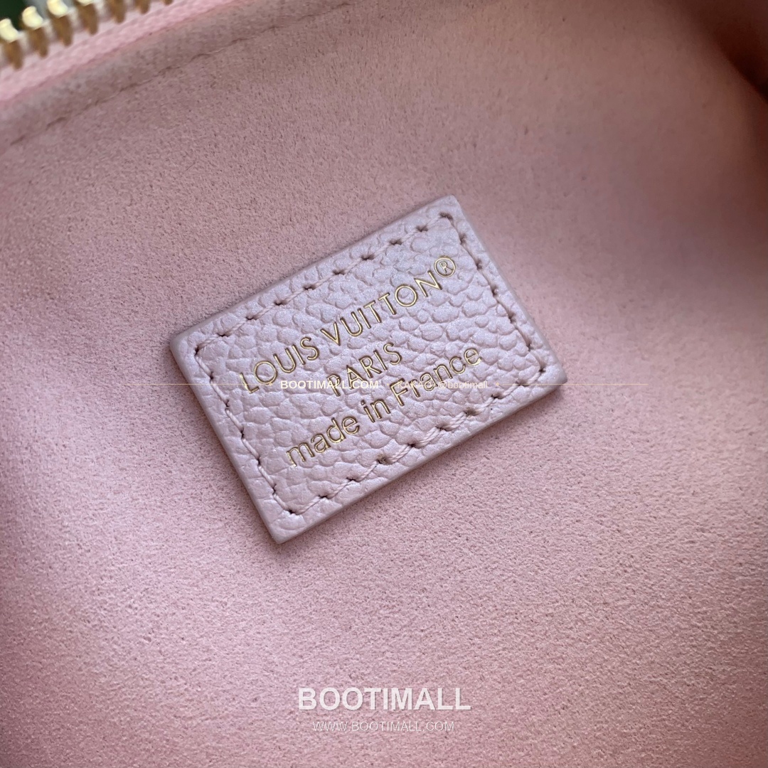 루이비통 나노 스피디 엠프렝트 쉬머리 레더 펄핑크 토트백 Louis Vuitton Nano Speedy Empreinte Shimmery Leather Pearl Pink Top Handle Bag M27107 16cm 8