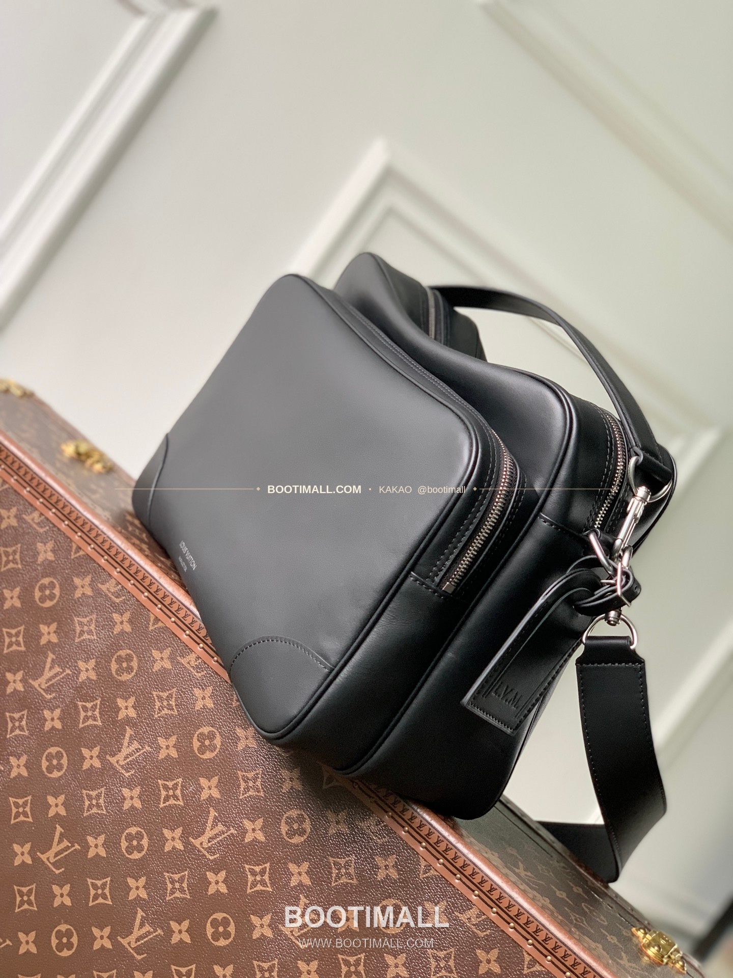 루이비통 닐 XL 타우릴론 레더 블랙 토트백 Louis Vuitton Nil XL Taurillon Leather Black Top Handle Bag M27999 37cm 2