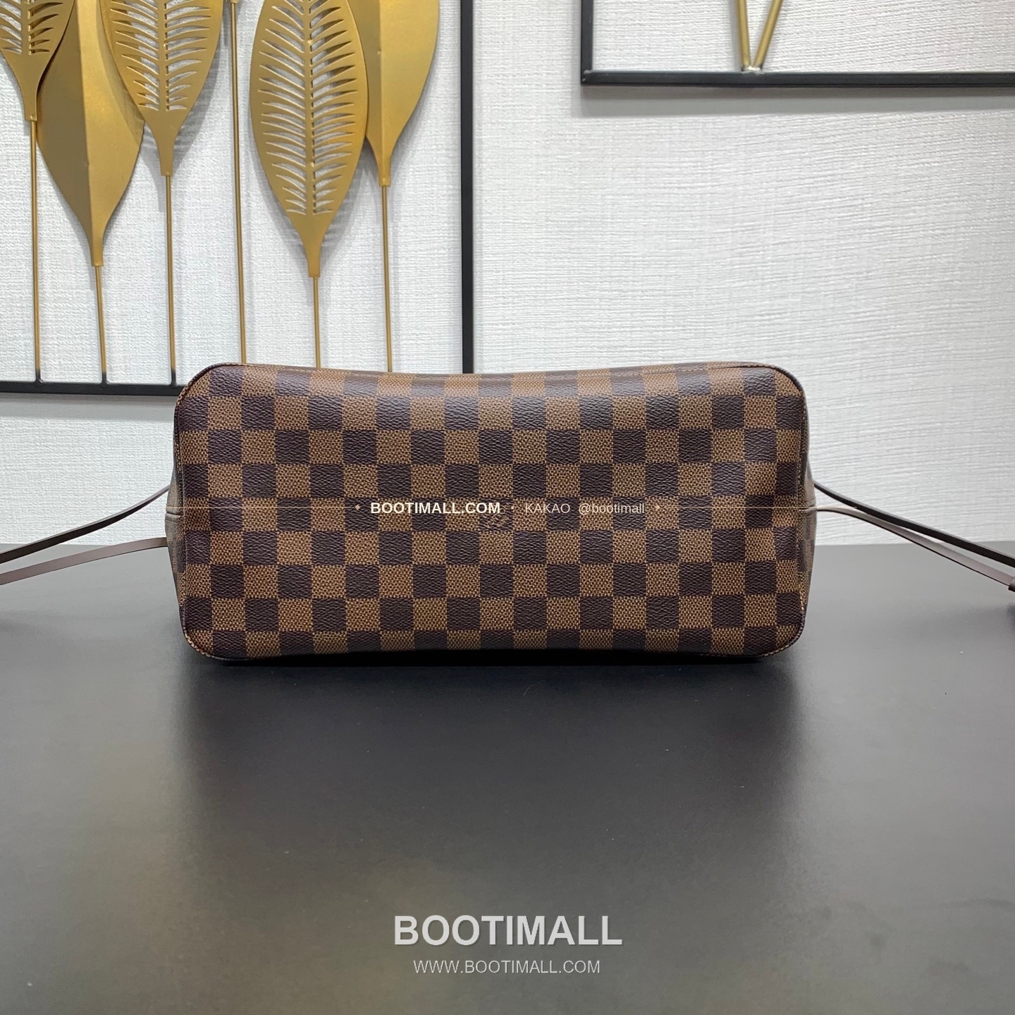 루이비통 네버풀 미디움 다미에 에벤 캔버스 브라운 토트백 Louis Vuitton Neverfull Medium Damier Ebene Canvas Brown Tote Bag N41603 31cm 4