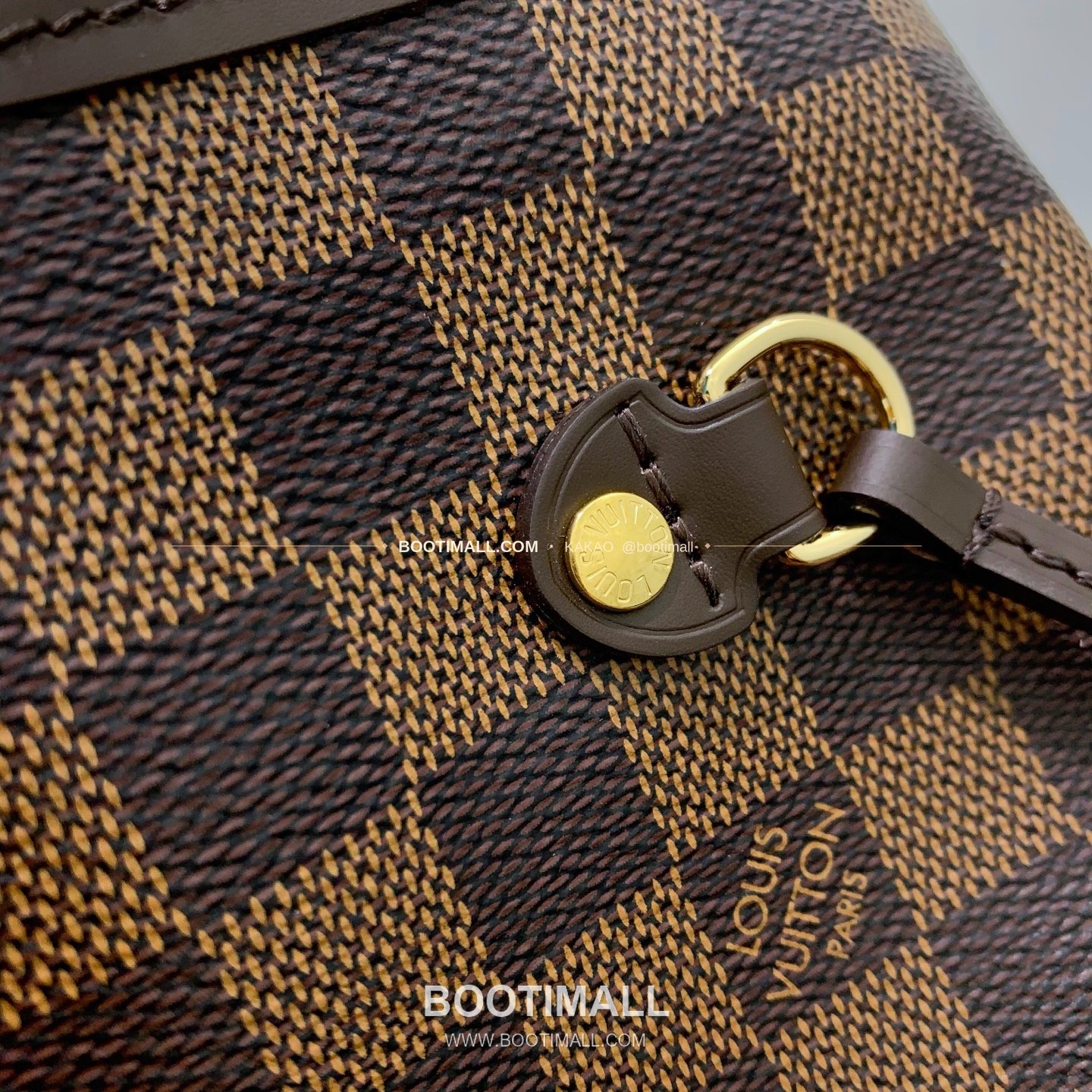 루이비통 네버풀 미디움 다미에 에벤 캔버스 브라운 토트백 Louis Vuitton Neverfull Medium Damier Ebene Canvas Brown Tote Bag N41603 31cm 15