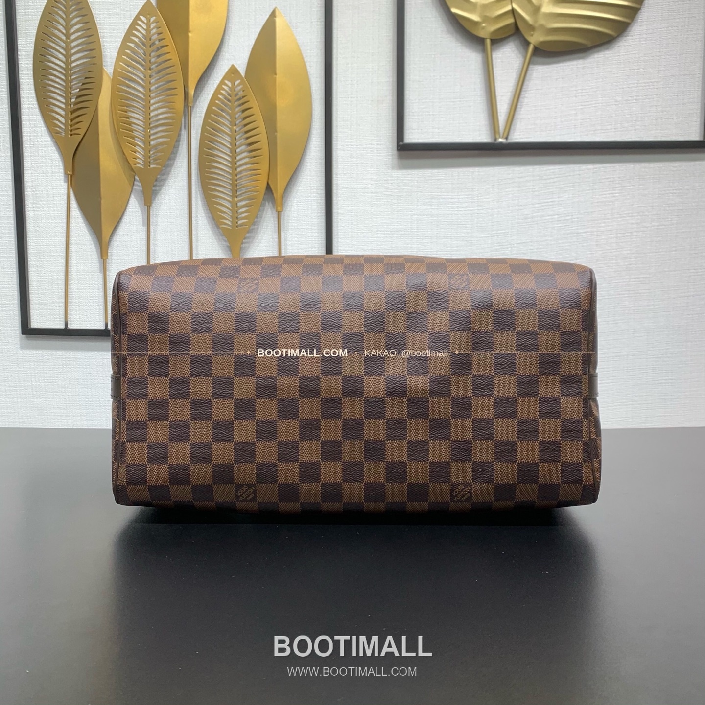 루이비통 스피디 반둘리에 35 다미에 에벤 캔버스 브라운 더플백 Louis Vuitton Speedy Bandouliere 35 Damier Ebene Canvas Brown Duffle Bag N40591 35cm 5