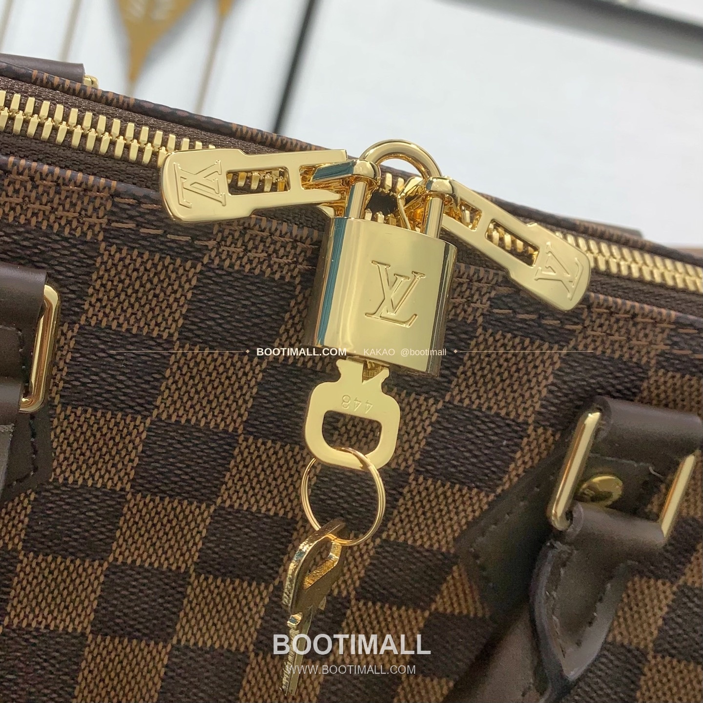 루이비통 스피디 반둘리에 35 다미에 에벤 캔버스 브라운 더플백 Louis Vuitton Speedy Bandouliere 35 Damier Ebene Canvas Brown Duffle Bag N40591 35cm 8