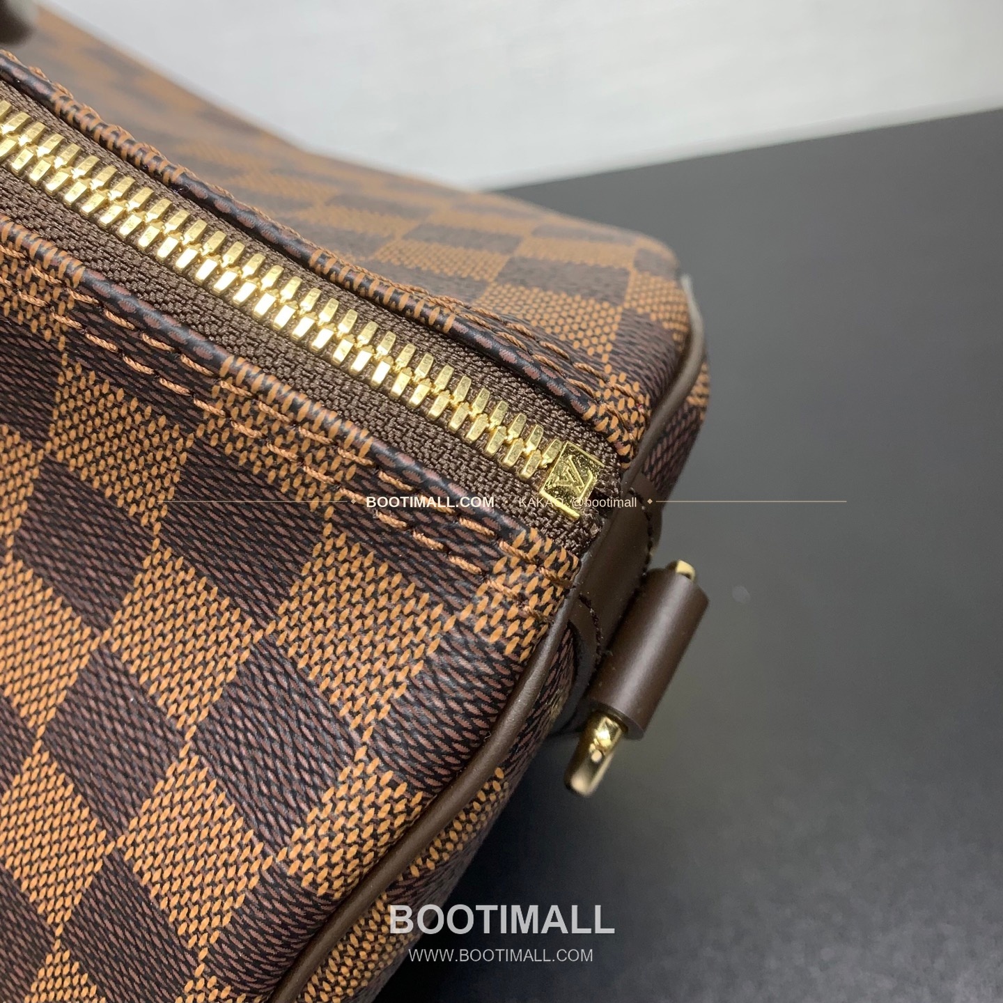 루이비통 스피디 반둘리에 35 다미에 에벤 캔버스 브라운 더플백 Louis Vuitton Speedy Bandouliere 35 Damier Ebene Canvas Brown Duffle Bag N40591 35cm 10