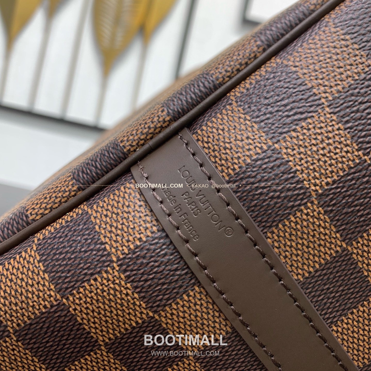 루이비통 스피디 반둘리에 35 다미에 에벤 캔버스 브라운 더플백 Louis Vuitton Speedy Bandouliere 35 Damier Ebene Canvas Brown Duffle Bag N40591 35cm 13