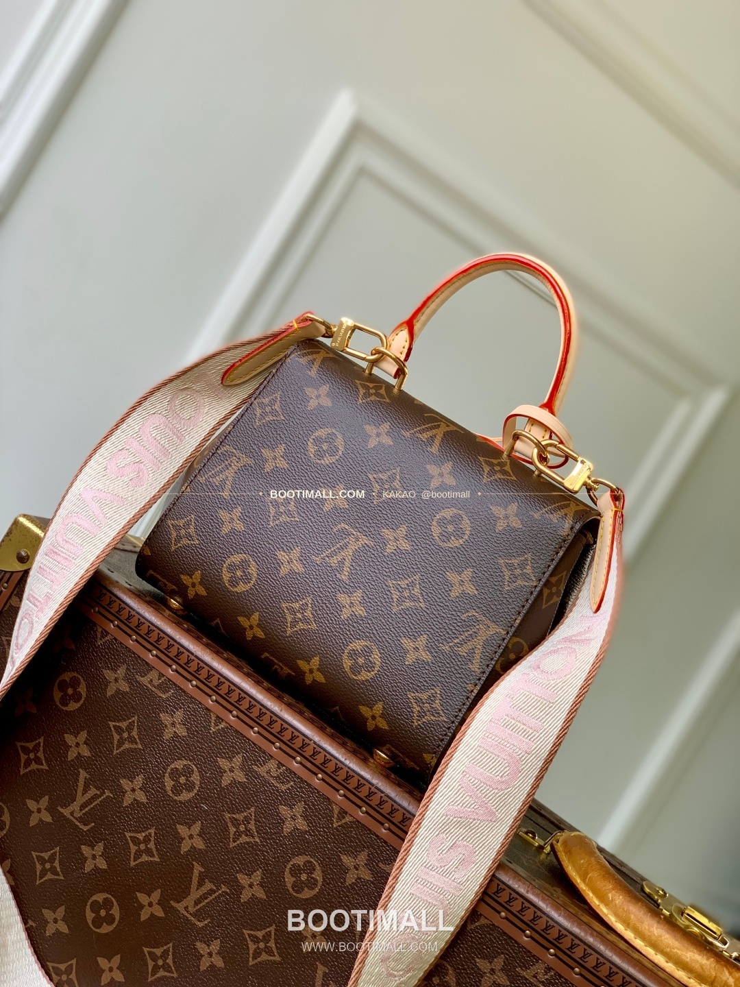 루이비통 클루니 미니 모노그램 캔버스 브라운 토트백 Louis Vuitton Cluny Mini Monogram Canvas Brown Top Handle Bag M13040 20cm 3