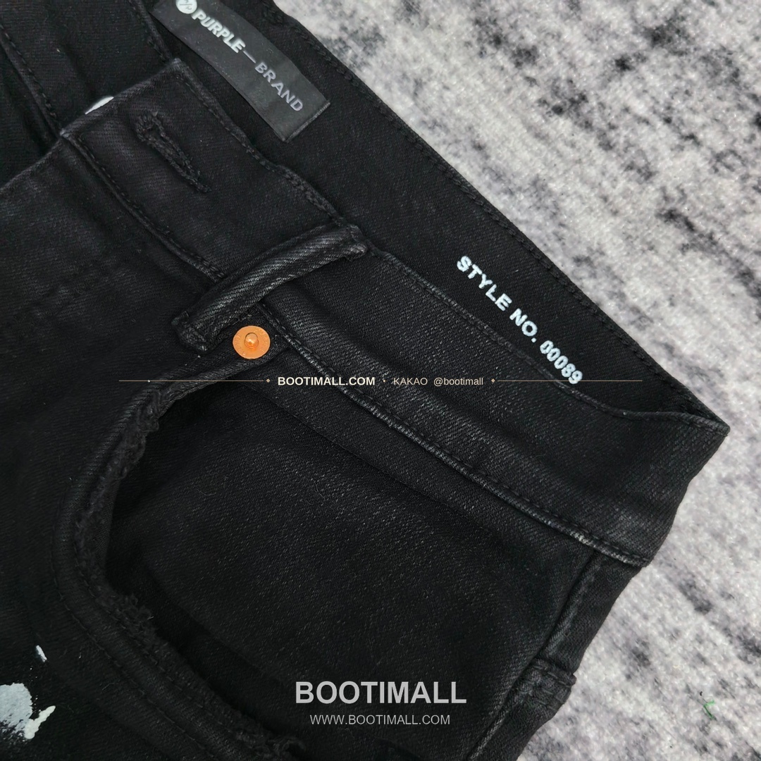 퍼플브랜드 코튼 슬림핏 플레어 데님 팬츠 PURPLE BRAND Cotton Slim Fit Flare Denim Pants PU008900 6