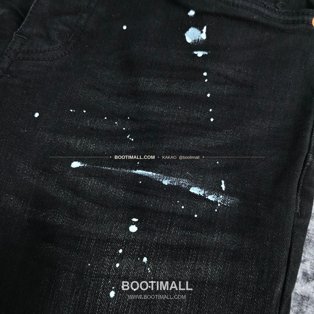 퍼플브랜드 코튼 슬림핏 플레어 데님 팬츠 PURPLE BRAND Cotton Slim Fit Flare Denim Pants PU008900 7