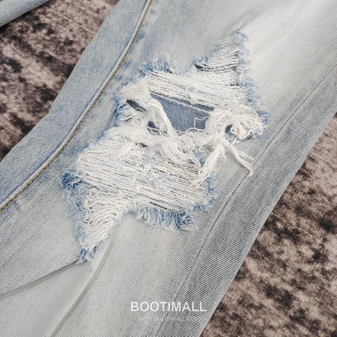 퍼플브랜드 코튼 디스트레스 슬림핏 데님 팬츠 PURPLE BRAND Cotton Distressed Slim Fit Denim Pants PU104000 6