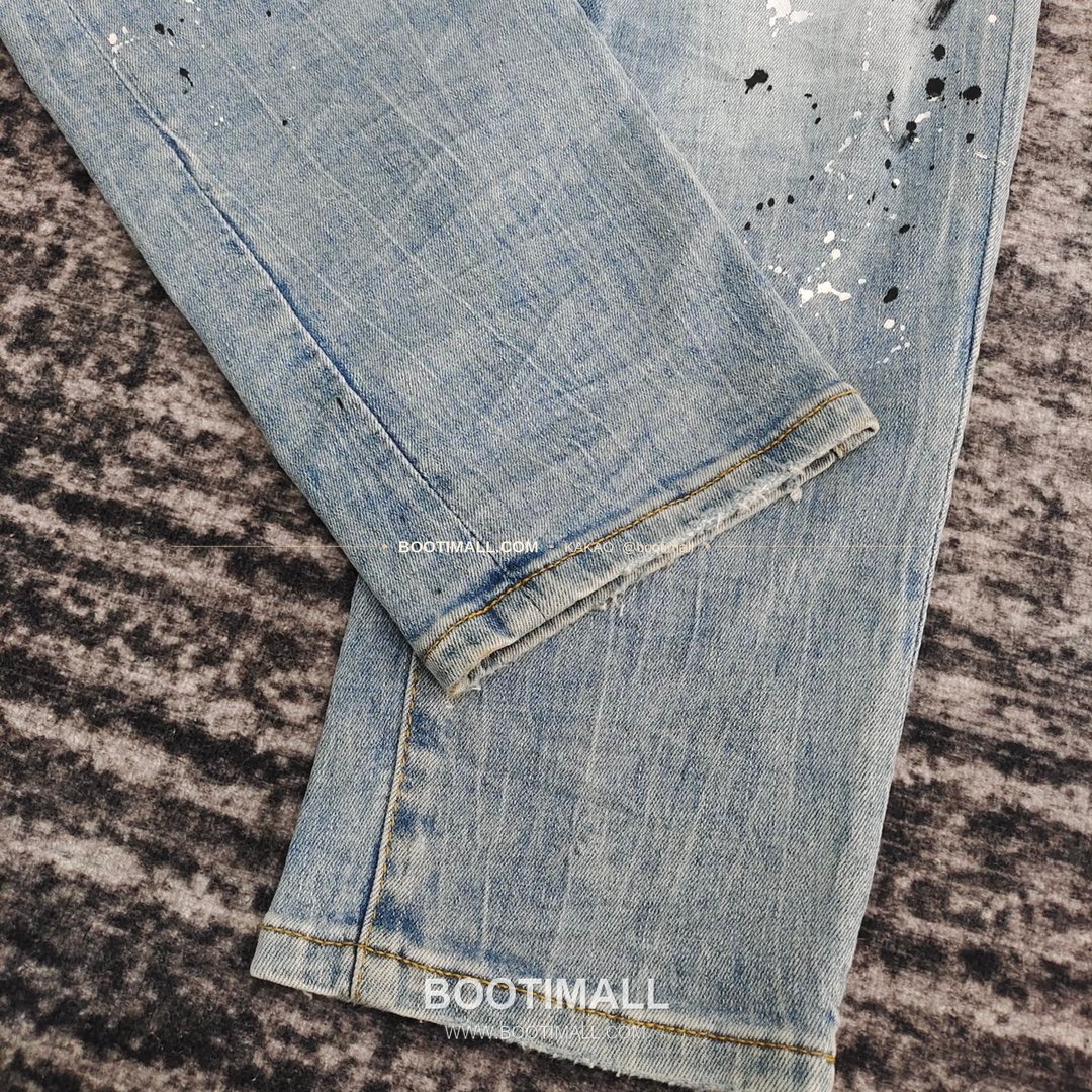 퍼플브랜드 코튼 디스트레스 슬림핏 데님 팬츠 PURPLE BRAND Cotton Distressed Slim Fit Denim Pants PU105000 7