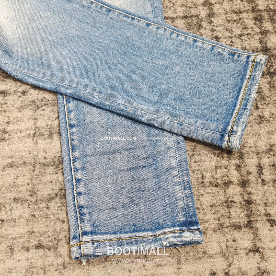 퍼플브랜드 코튼 디스트레스 슬림핏 데님 팬츠 PURPLE BRAND Cotton Distressed Slim Fit Denim Pants PU007800 7
