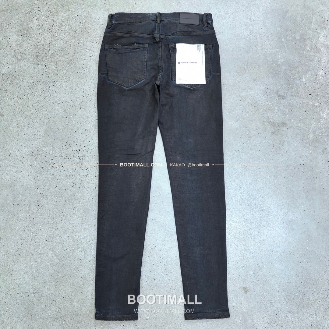 퍼플브랜드 코튼 디스트레스 슬림핏 데님 팬츠 PURPLE BRAND Cotton Distressed Slim Fit Denim Pants PU009100 2