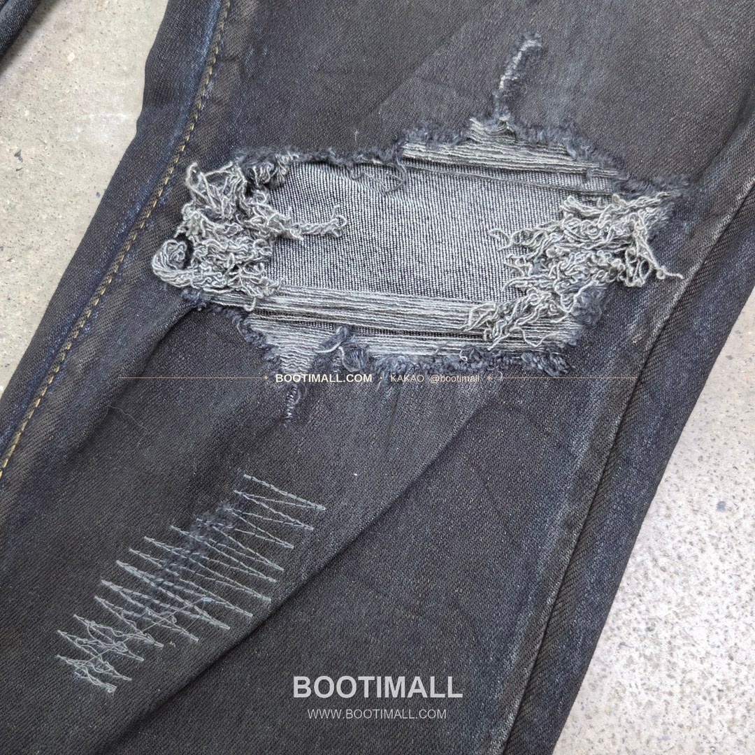 퍼플브랜드 코튼 디스트레스 슬림핏 데님 팬츠 PURPLE BRAND Cotton Distressed Slim Fit Denim Pants PU009100 7