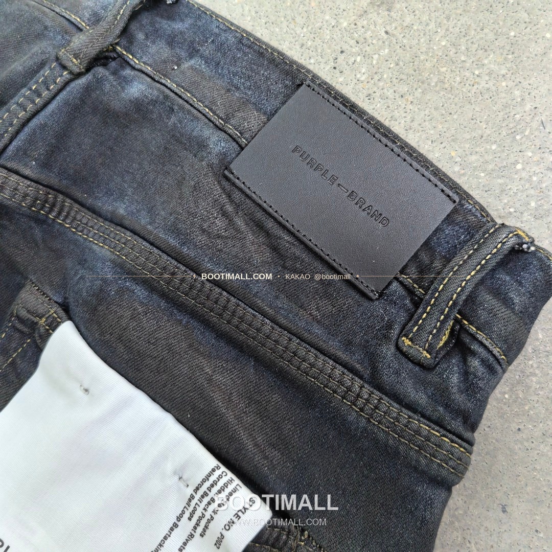 퍼플브랜드 코튼 디스트레스 슬림핏 데님 팬츠 PURPLE BRAND Cotton Distressed Slim Fit Denim Pants PU009100 9