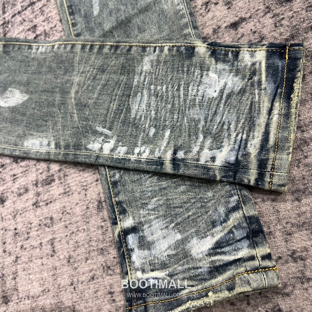 퍼플브랜드 코튼 디스트레스 슬림핏 데님 팬츠 PURPLE BRAND Cotton Distressed Slim Fit Denim Pants PU005000170 8