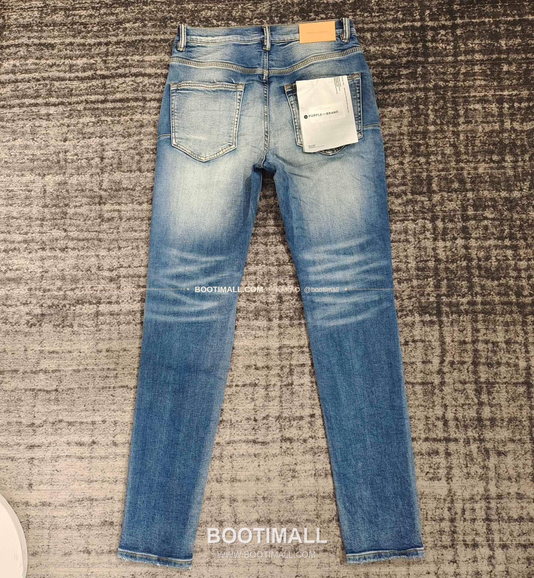 퍼플브랜드 코튼 디스트로이드 슬림핏 데님 팬츠 PURPLE BRAND Cotton Destroyed Slim Fit Denim Pants PU007300 2