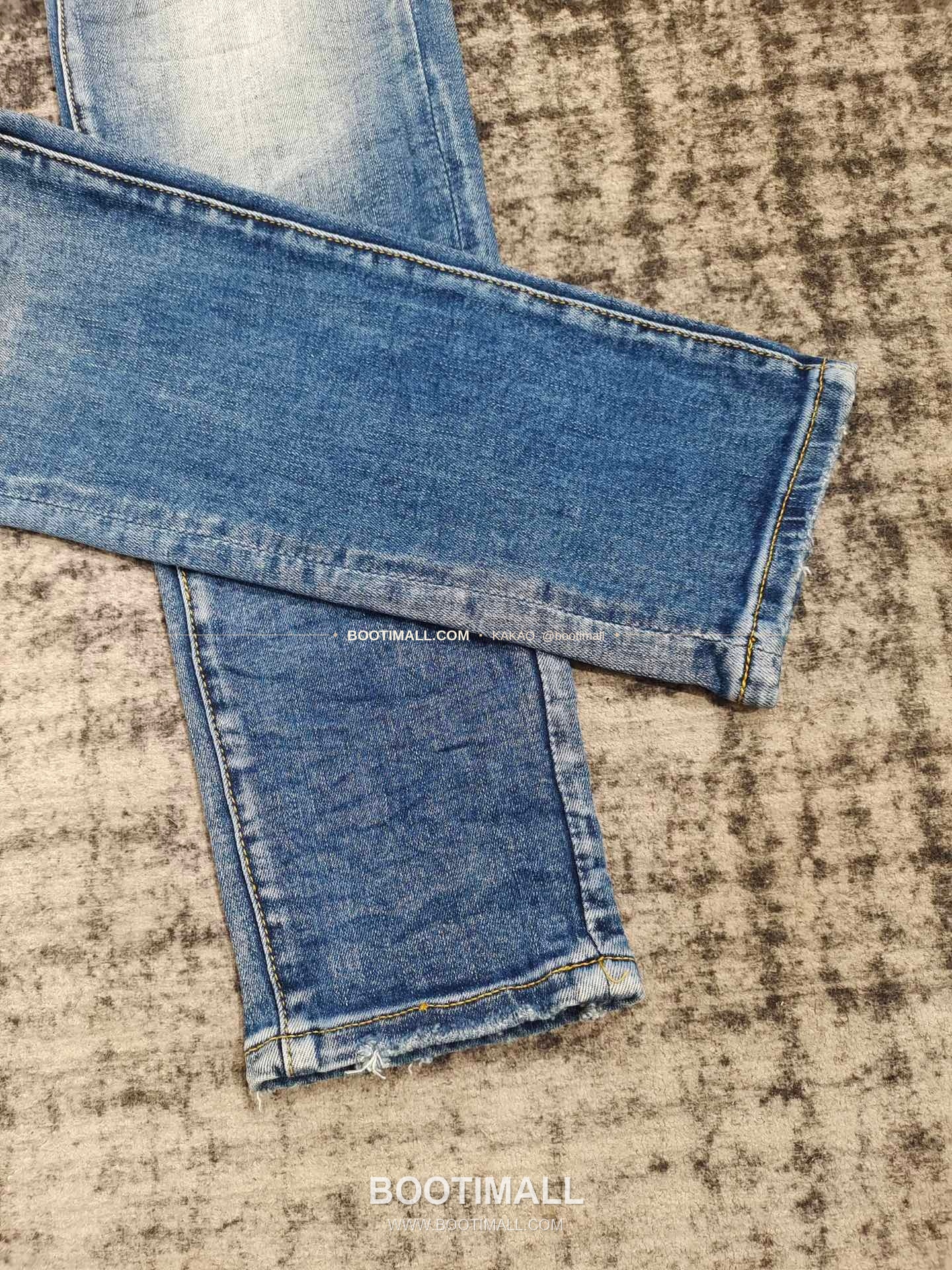 퍼플브랜드 코튼 디스트로이드 슬림핏 데님 팬츠 PURPLE BRAND Cotton Destroyed Slim Fit Denim Pants PU007300 7