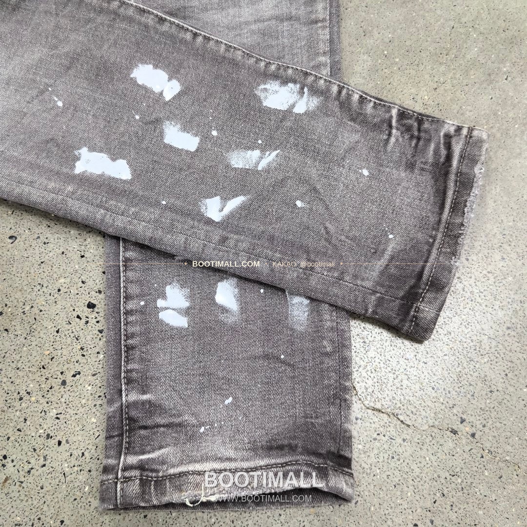 퍼플브랜드 코튼 디스트레스 슬림핏 데님 팬츠 PURPLE BRAND Cotton Distressed Slim Fit Denim Pants PU0098000 8