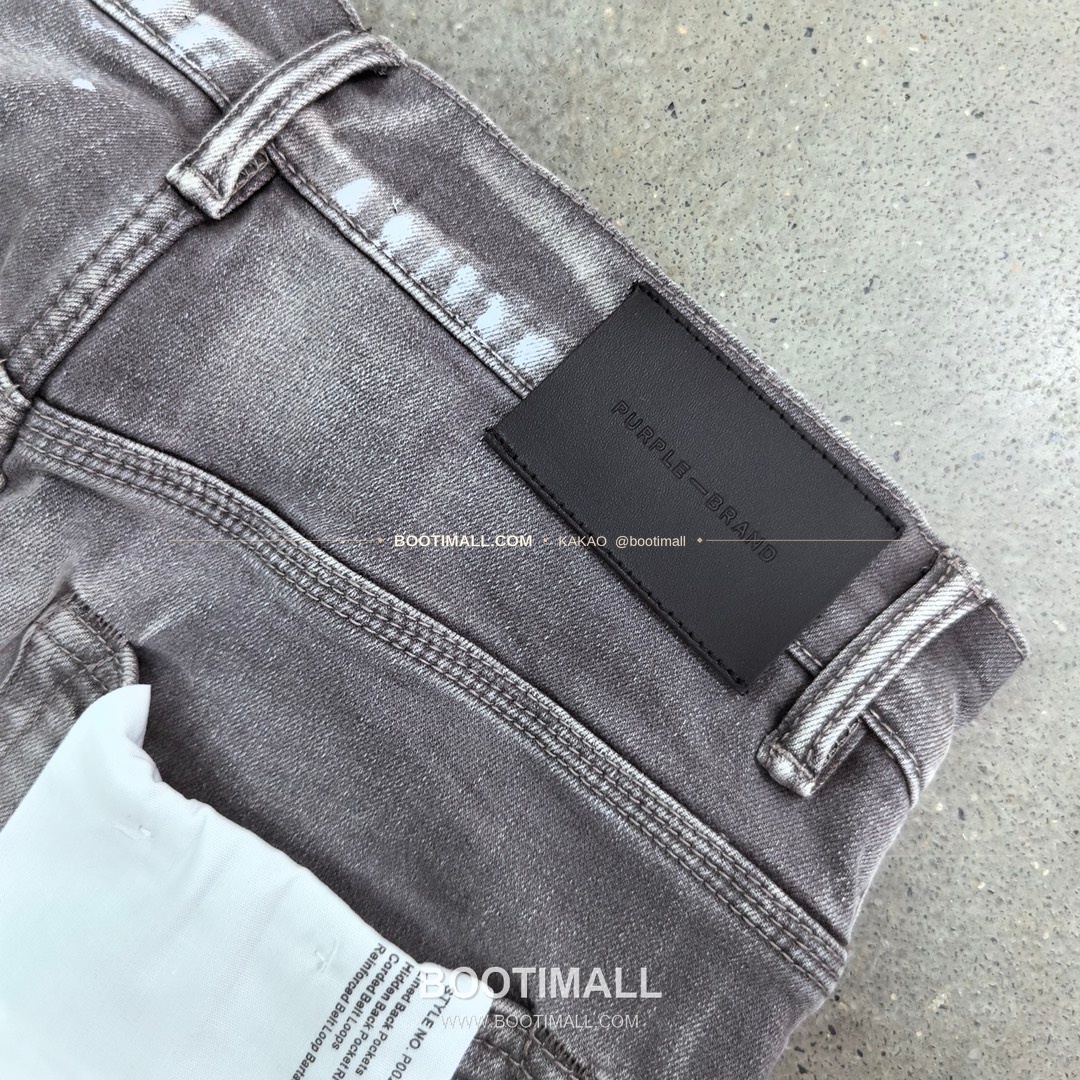 퍼플브랜드 코튼 디스트레스 슬림핏 데님 팬츠 PURPLE BRAND Cotton Distressed Slim Fit Denim Pants PU0098000 9
