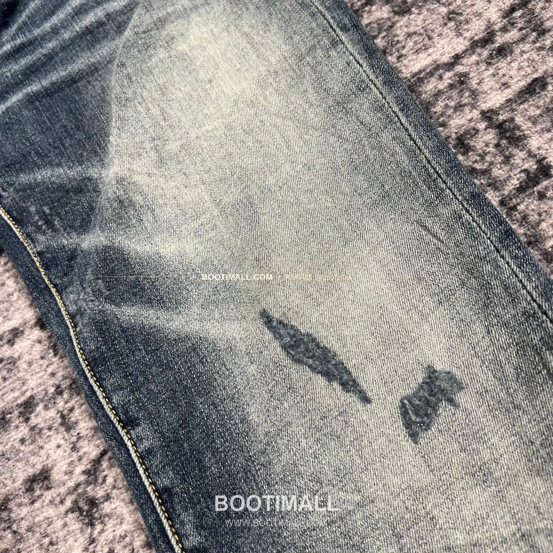 퍼플브랜드 코튼 디스트레스 슬림핏 남성 데님 팬츠 PURPLE BRAND Cotton Distressed Slim Fit Denim Pants PU20231300 7