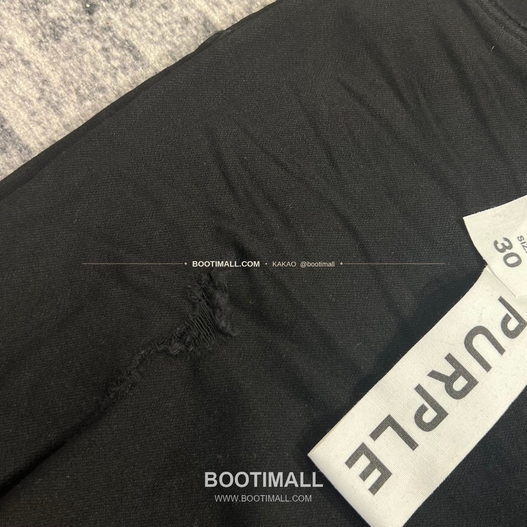 퍼플브랜드 코튼 디스트레스 슬림핏 남성 데님 팬츠 PURPLE BRAND Cotton Distressed Slim Fit Denim Pants PU20232200 5