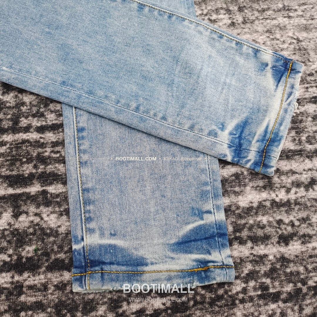 퍼플브랜드 코튼 디스트레스 슬림핏 데님 팬츠 PURPLE BRAND Cotton Distressed Slim Fit Denim Pants PU009000 8