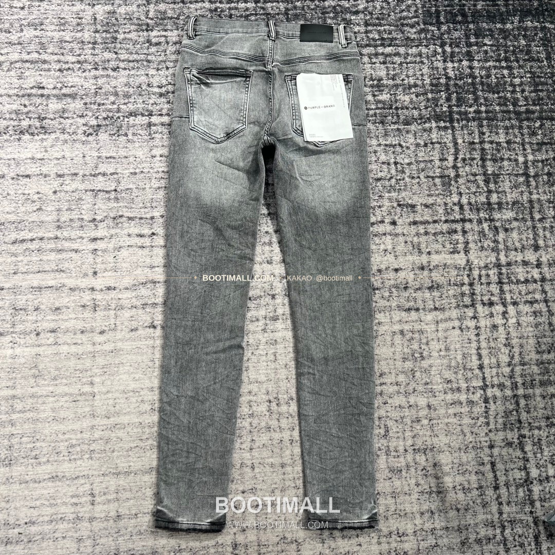 퍼플브랜드 코튼 디스트레스 슬림핏 데님 팬츠 PURPLE BRAND Cotton Distressed Slim Fit Denim Pants PU20233800 2