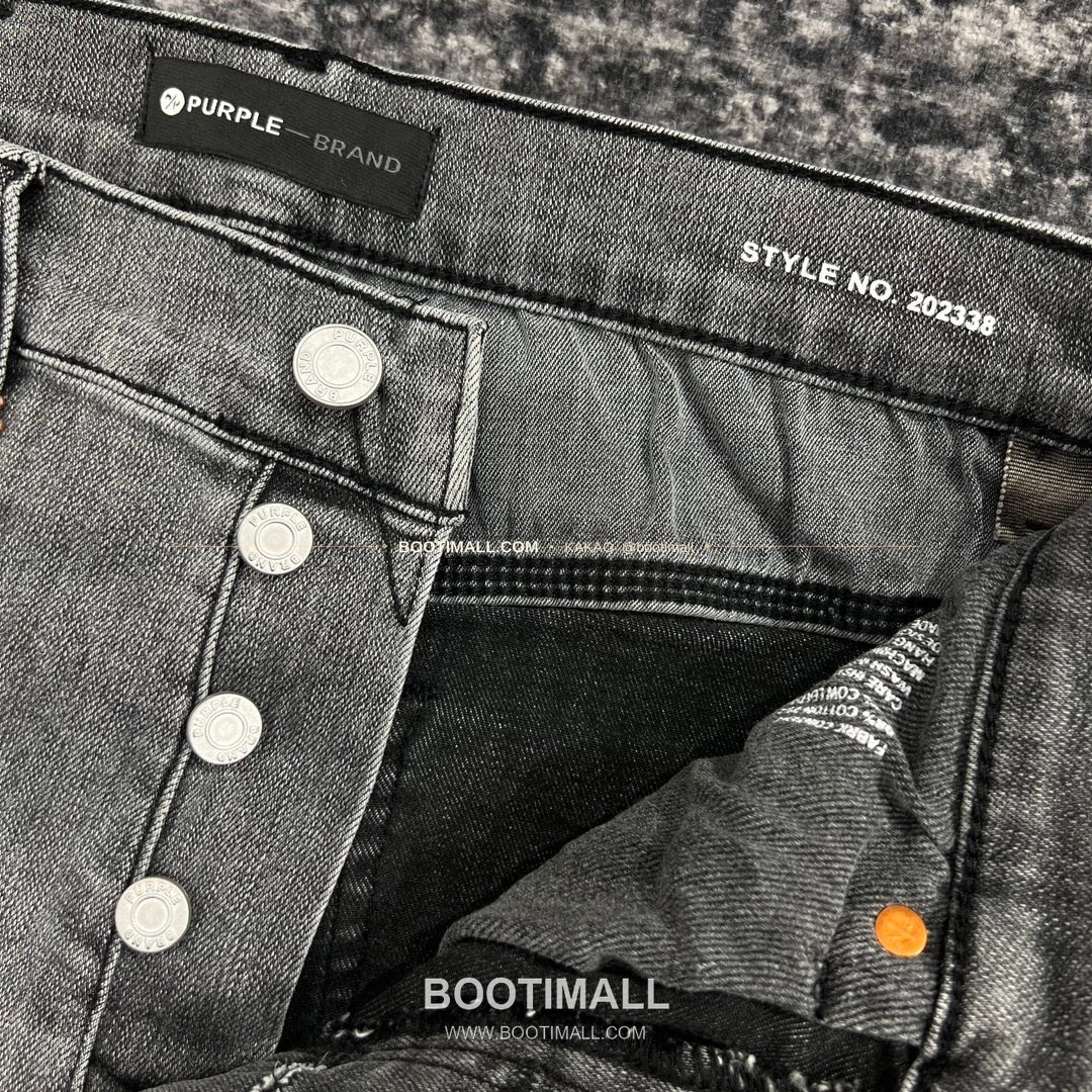 퍼플브랜드 코튼 디스트레스 슬림핏 데님 팬츠 PURPLE BRAND Cotton Distressed Slim Fit Denim Pants PU20233800 5