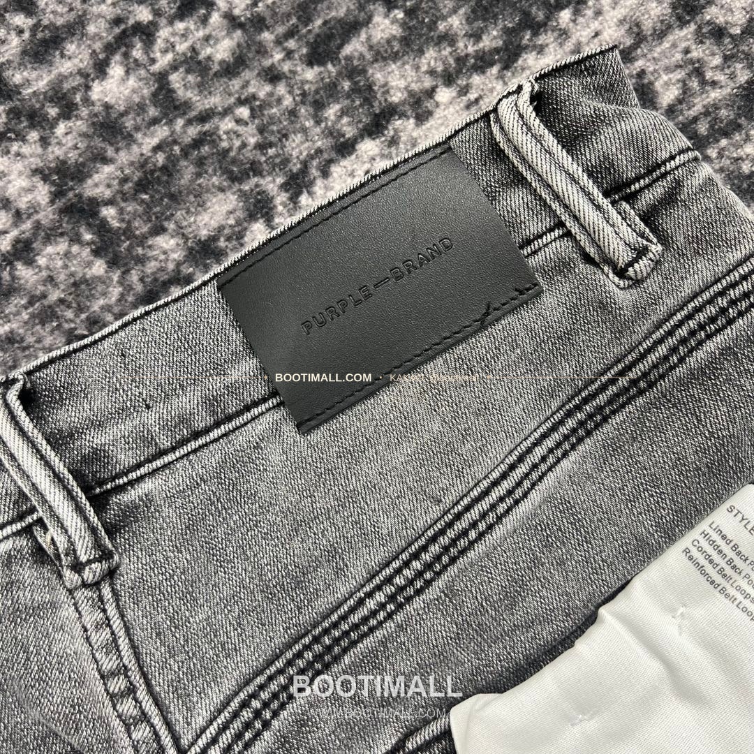 퍼플브랜드 코튼 디스트레스 슬림핏 데님 팬츠 PURPLE BRAND Cotton Distressed Slim Fit Denim Pants PU20233800 8