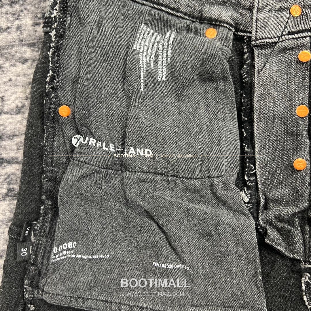 퍼플브랜드 코튼 디스트레스 슬림핏 데님 팬츠 PURPLE BRAND Cotton Distressed Slim Fit Denim Pants PU20233800 9