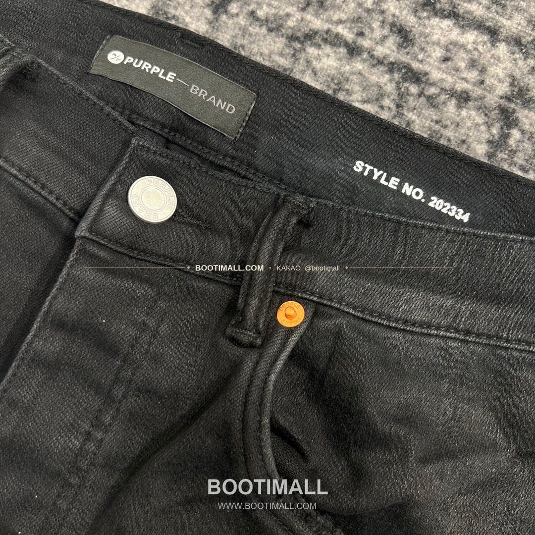 퍼플브랜드 코튼 디스트레스 슬림핏 데님 팬츠 PURPLE BRAND Cotton Distressed Slim Fit Denim Pants PU20233400 3