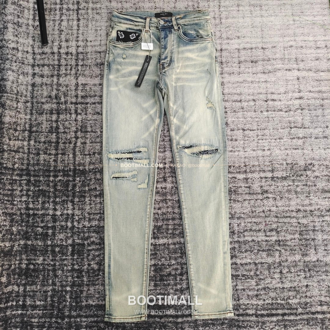 아미리 코튼 슬림핏 데님 팬츠 AMIRI Cotton Slim Fit Denim Pants PHM68000 1