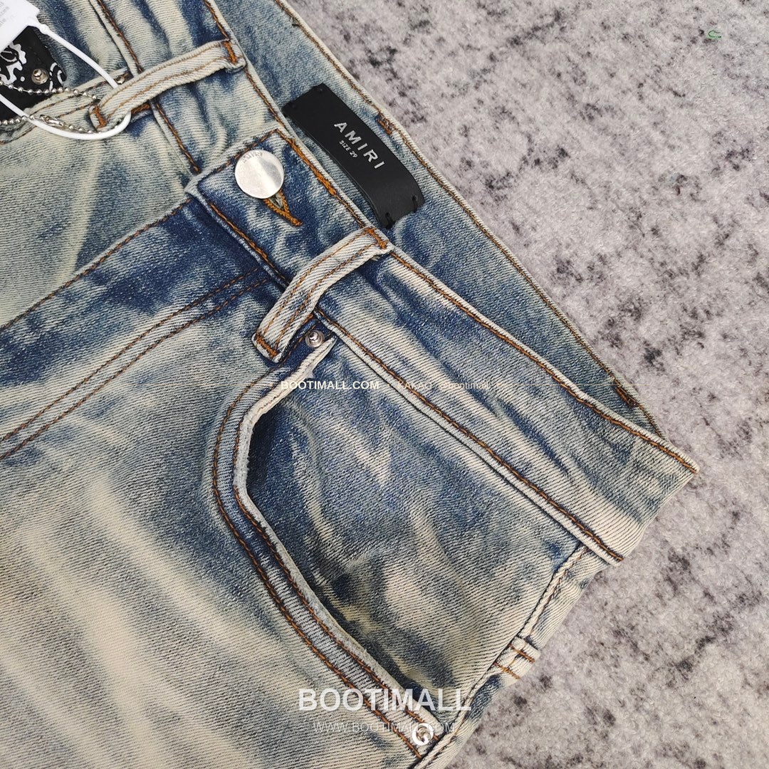 아미리 코튼 슬림핏 데님 팬츠 AMIRI Cotton Slim Fit Denim Pants PHM68000 4