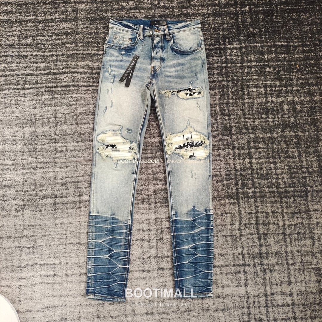 아미리 코튼 슬림핏 데님 팬츠 AMIRI Cotton Slim Fit Denim Pants PHM645000 1