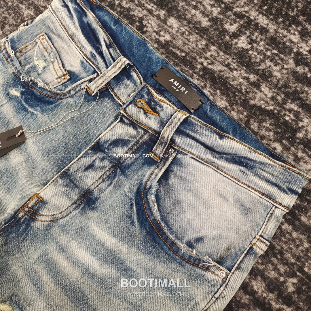아미리 코튼 슬림핏 데님 팬츠 AMIRI Cotton Slim Fit Denim Pants PHM645000 4