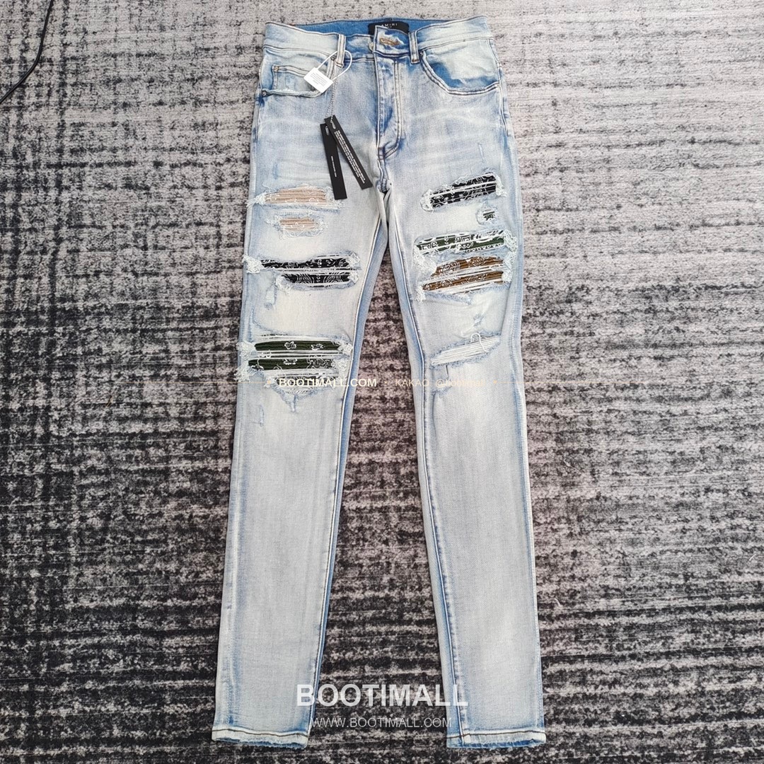 아미리 코튼 슬림핏 데님 팬츠 AMIRI Cotton Slim Fit Denim Pants PHM66400 1