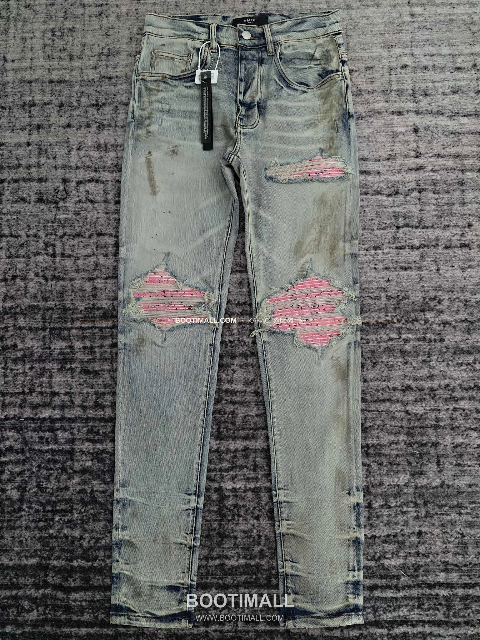 아미리 코튼 슬림핏 데님 팬츠 AMIRI Cotton Slim Fit Denim Pants PHM71700200 1