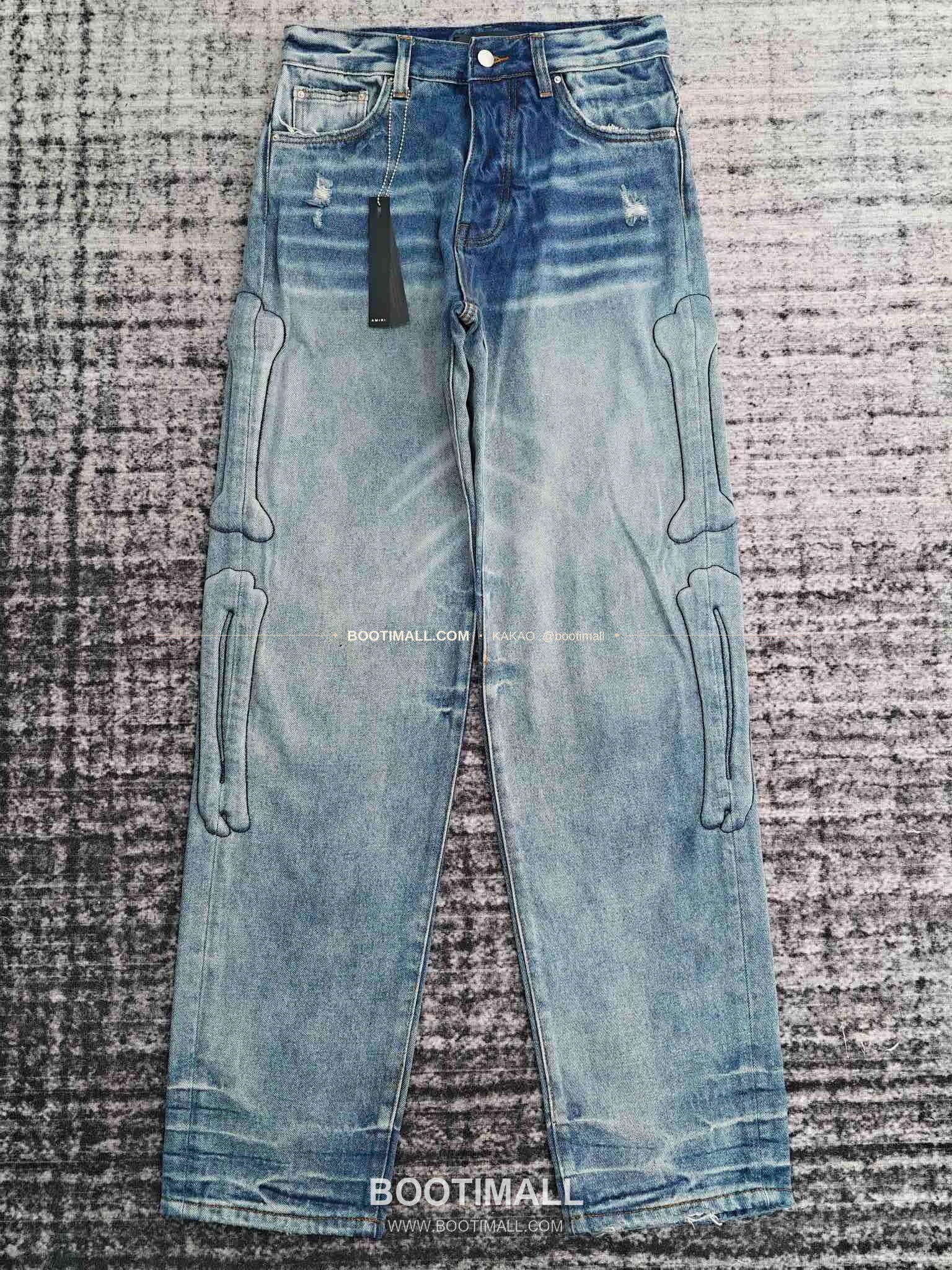 아미리 코튼 와이드핏 데님 팬츠 AMIRI Cotton Wide Fit Denim Pants PHM712000180 1