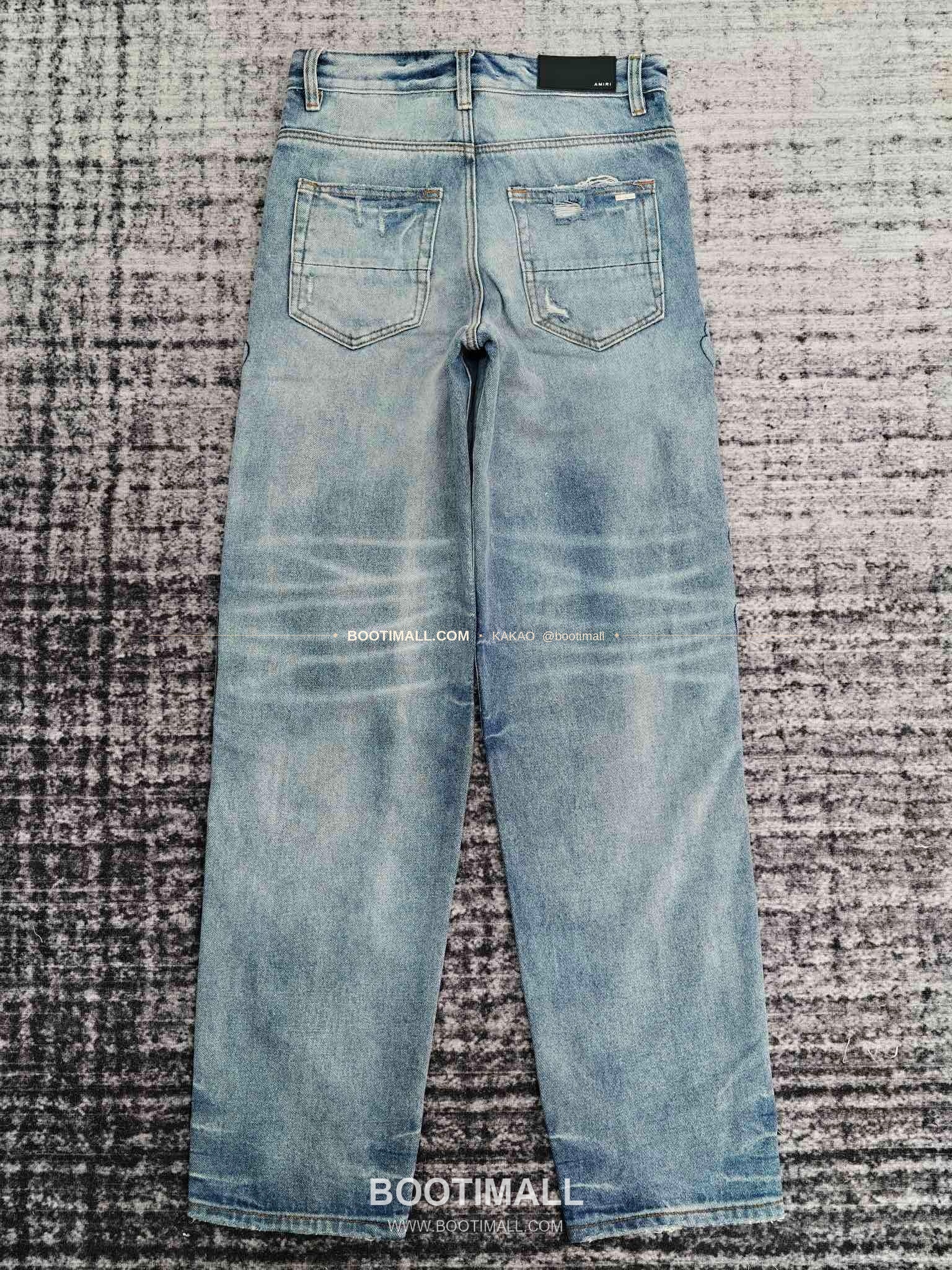 아미리 코튼 와이드핏 데님 팬츠 AMIRI Cotton Wide Fit Denim Pants PHM712000180 2
