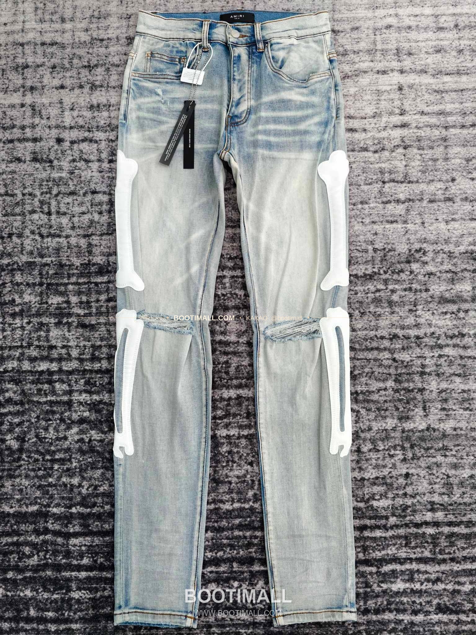 아미리 코튼 슬림핏 데님 팬츠 AMIRI Cotton Slim Fit Denim Pants PHM71500 1