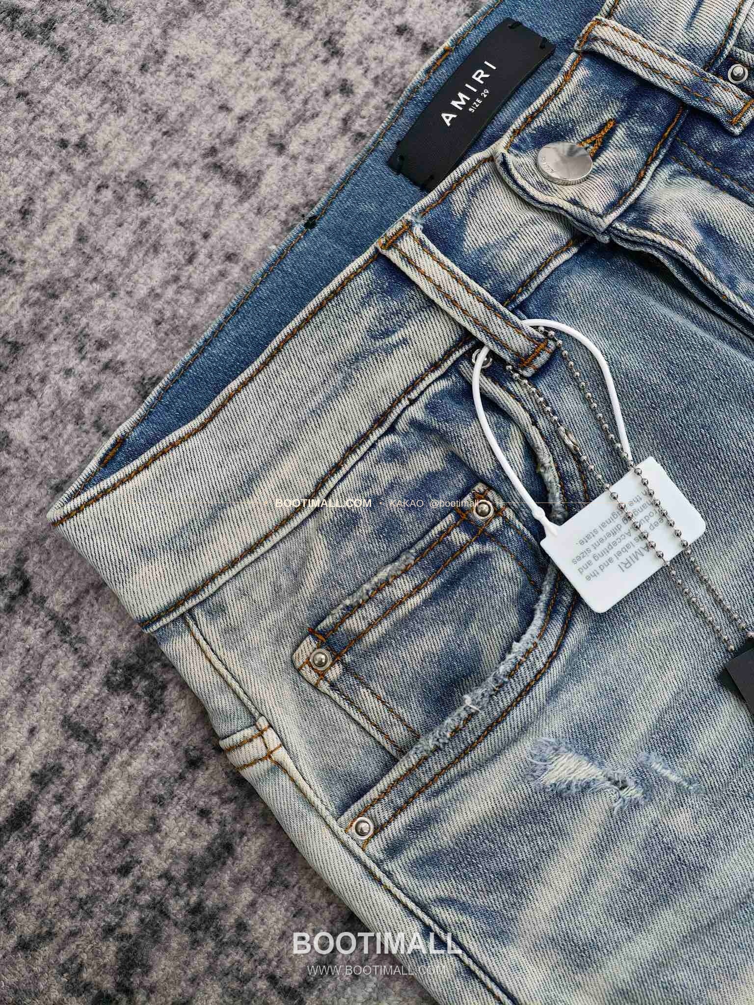 아미리 코튼 슬림핏 데님 팬츠 AMIRI Cotton Slim Fit Denim Pants PHM71500 3
