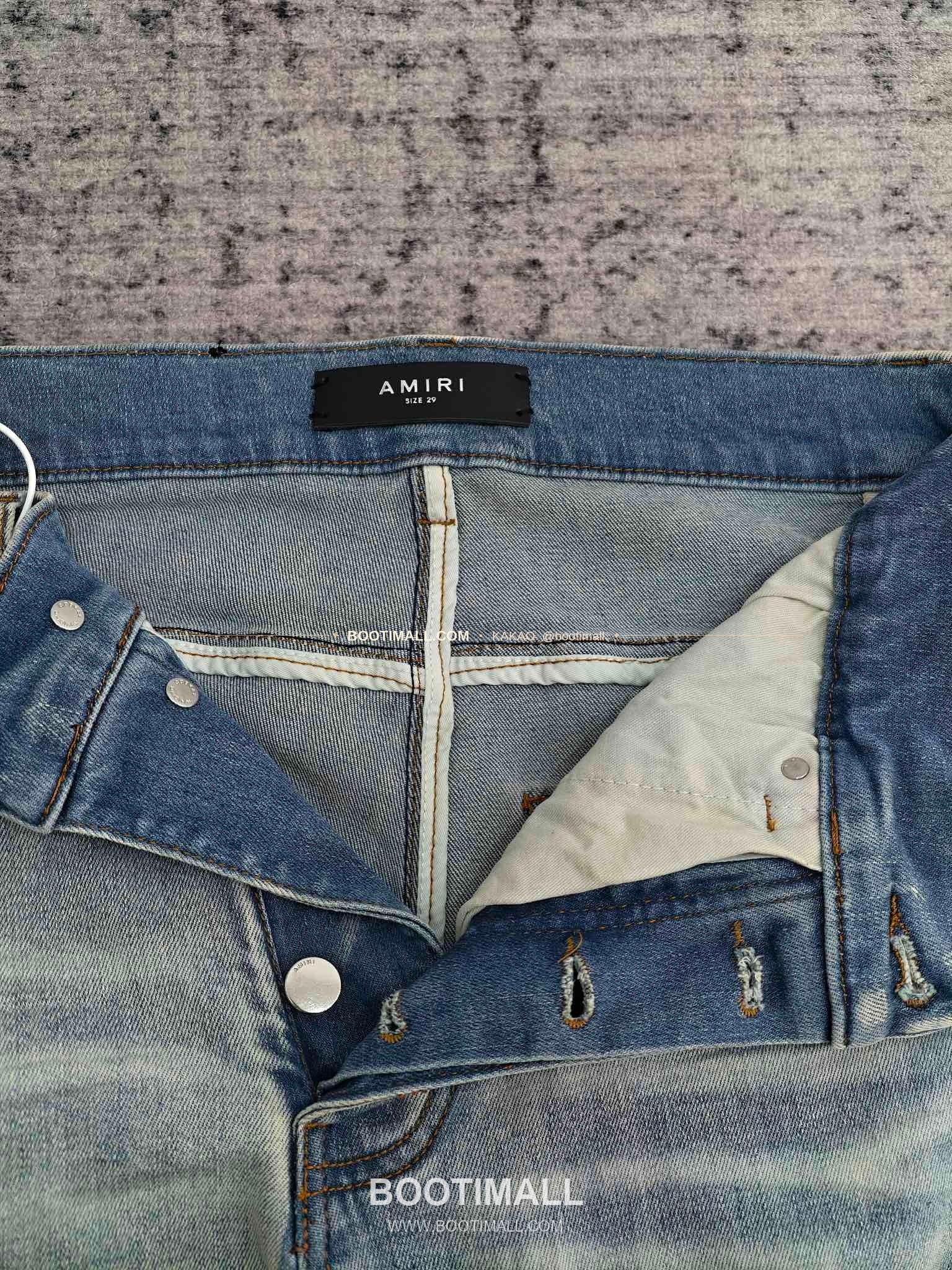 아미리 코튼 슬림핏 데님 팬츠 AMIRI Cotton Slim Fit Denim Pants PHM71500 8