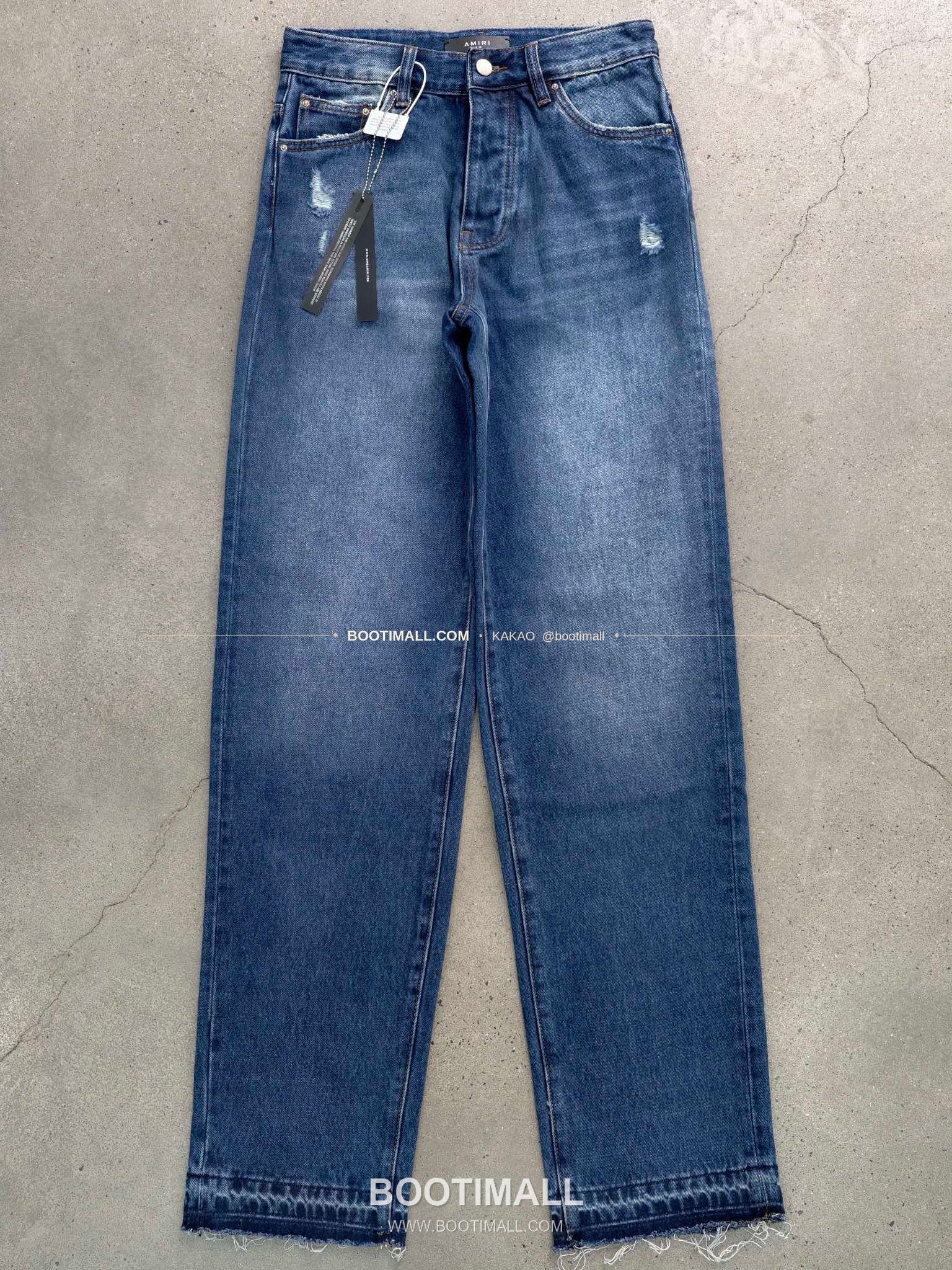 아미리 코튼 와이드핏 데님 팬츠 AMIRI Cotton Wide Fit Denim Pants PHM71300160 1