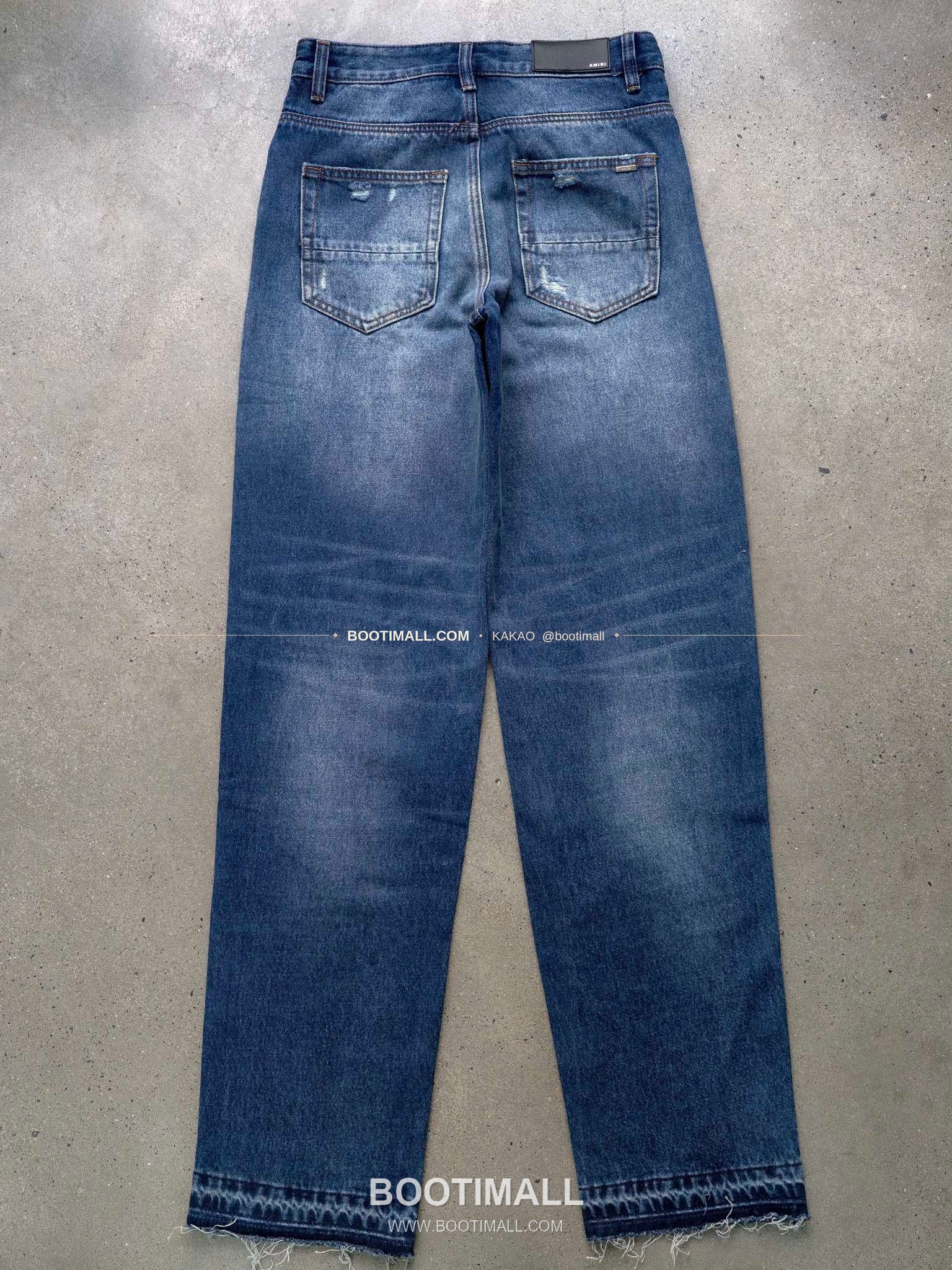 아미리 코튼 와이드핏 데님 팬츠 AMIRI Cotton Wide Fit Denim Pants PHM71300160 2
