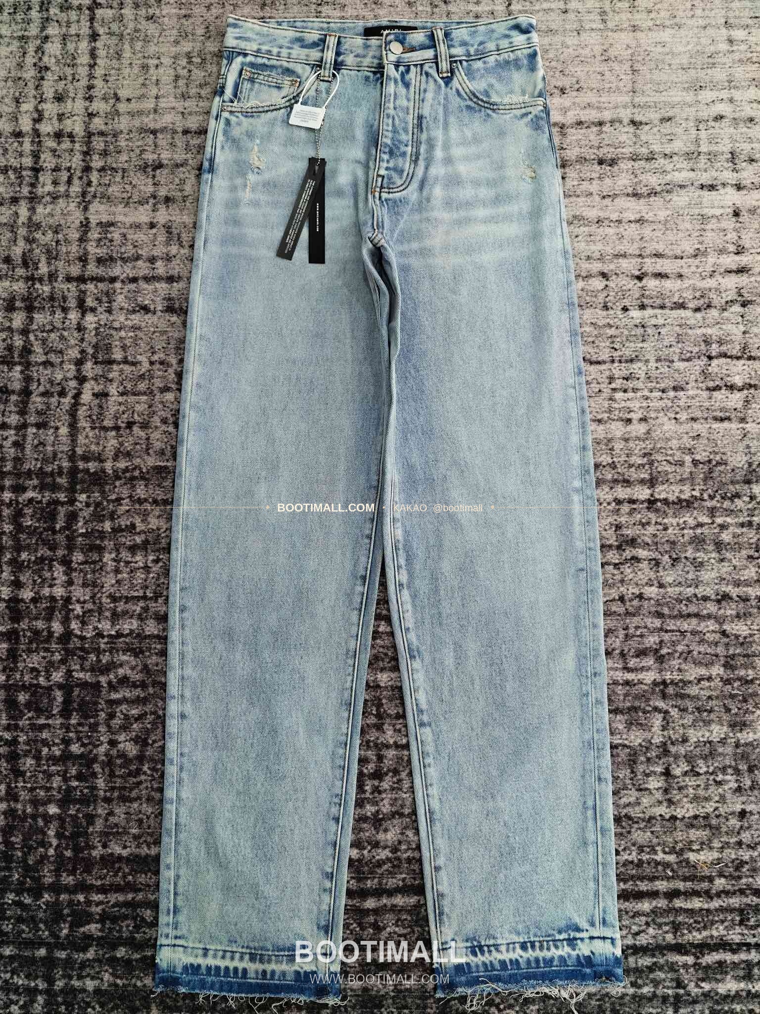 아미리 코튼 와이드핏 데님 팬츠 AMIRI Cotton Wide Fit Denim Pants PHM71300160 1