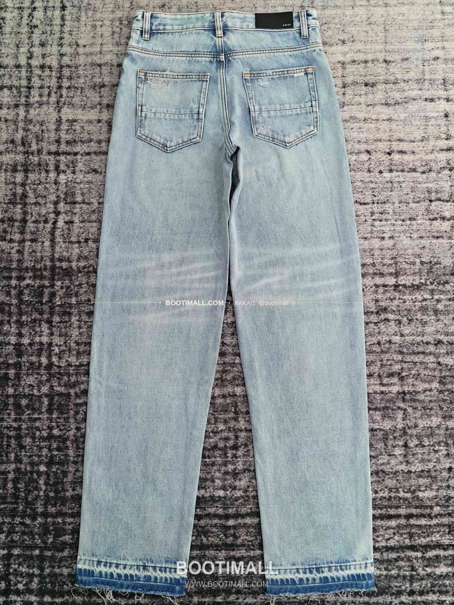 아미리 코튼 와이드핏 데님 팬츠 AMIRI Cotton Wide Fit Denim Pants PHM71300160 2