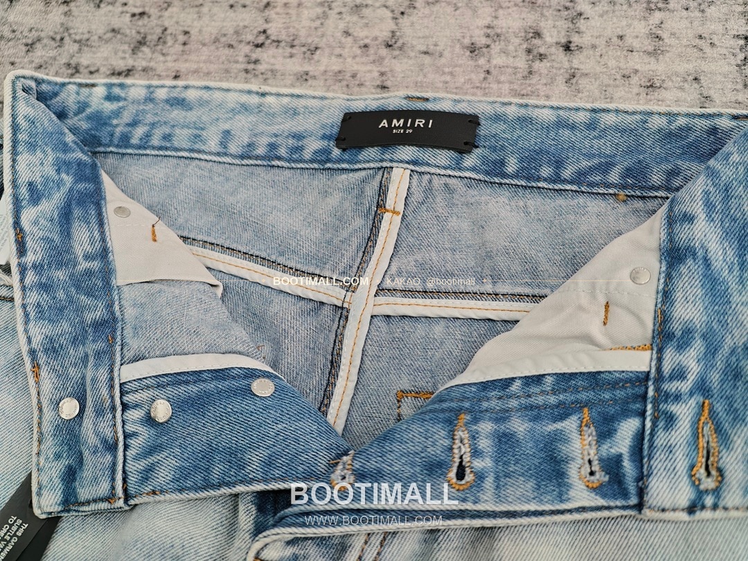 아미리 코튼 와이드핏 데님 팬츠 AMIRI Cotton Wide Fit Denim Pants PHM71300160 6