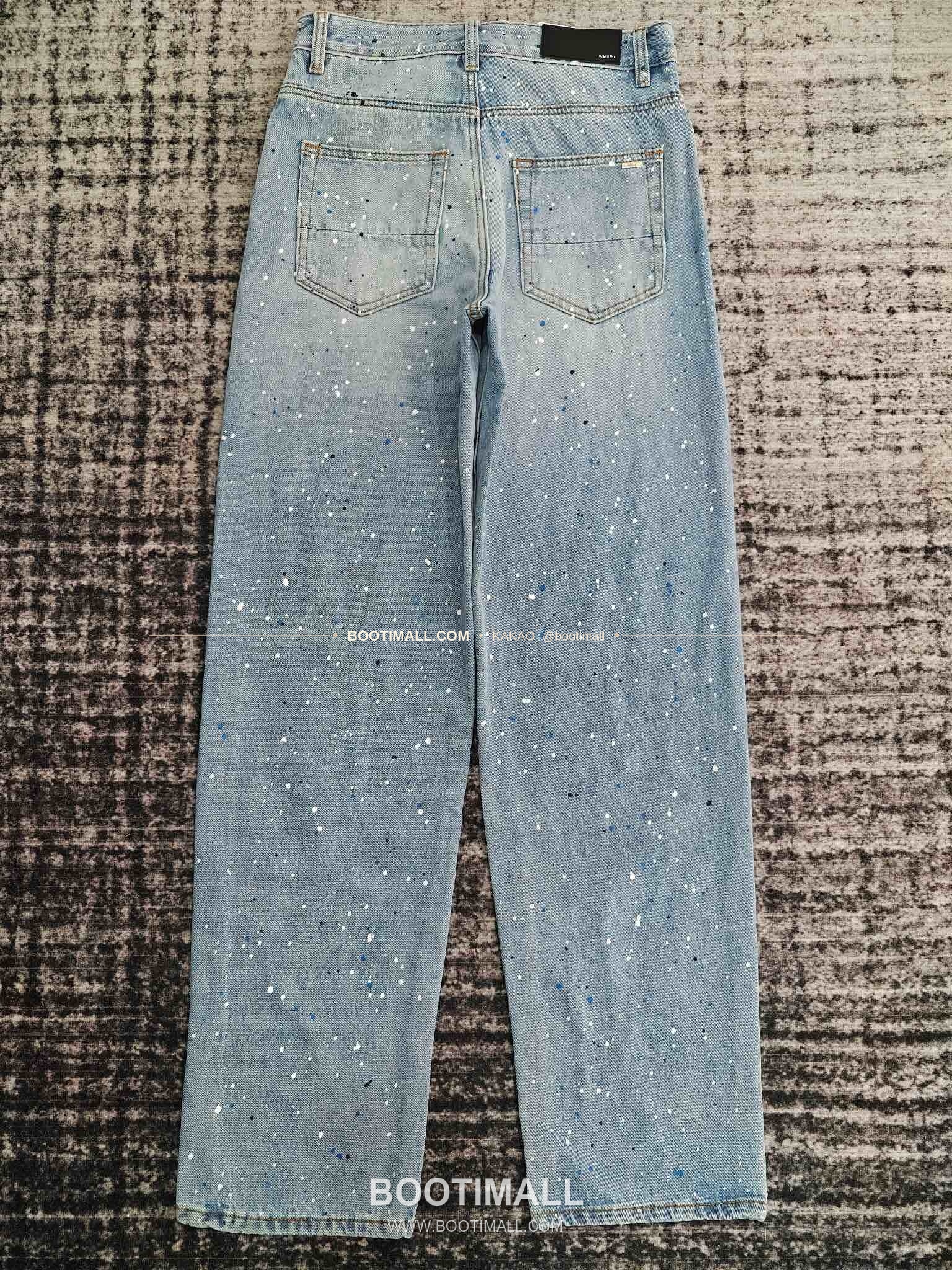 아미리 코튼 와이드핏 데님 팬츠 AMIRI Cotton Wide Fit Denim Pants PHM71300160 2